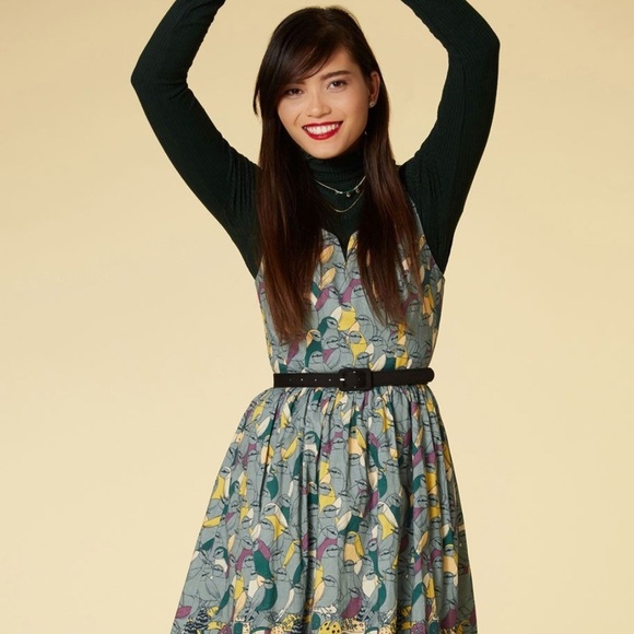 Modcloth "To Thrill a Mockingbird" Dress in Birds - Picture 3 of 3